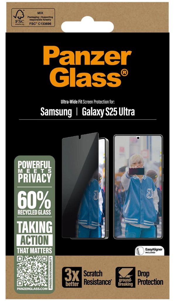 PanzerGlass ® 2-Way Privacy Displayschutz Samsung Galaxy Produktbild 