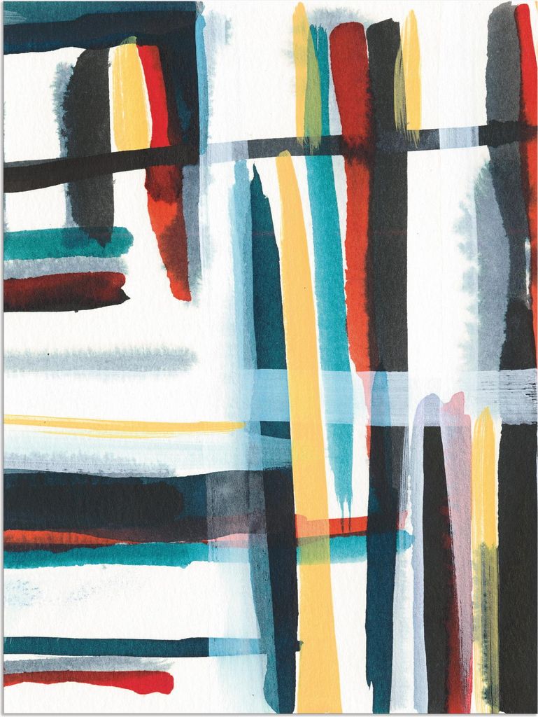 ARTland Wandbild Alu für Innen & Outdoor Bücherregal I Größe: 45x60 cm