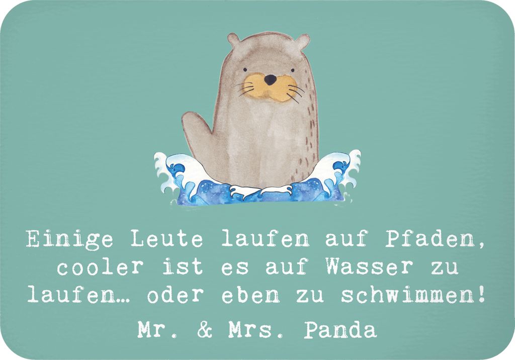 Mr. & Mrs. Panda magnet Schwimmen Pfade - Meeresbrise - Geschenk, Brustschwimmen, Teamsport, Sportler Geschenke, Notizhalter, Training, Sport, tafe...