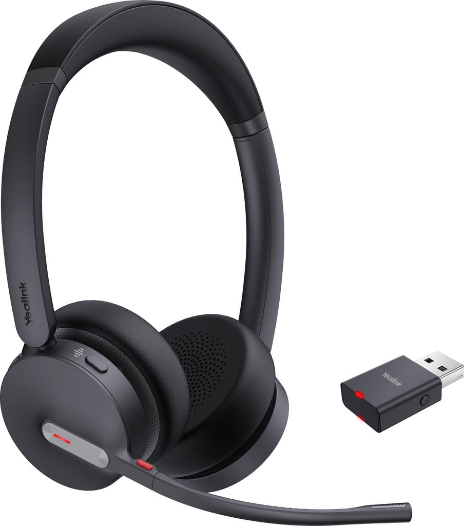 WH64 Hybrid Dual UC (schwarz, UC-Variante, DECT- und Produktbild 