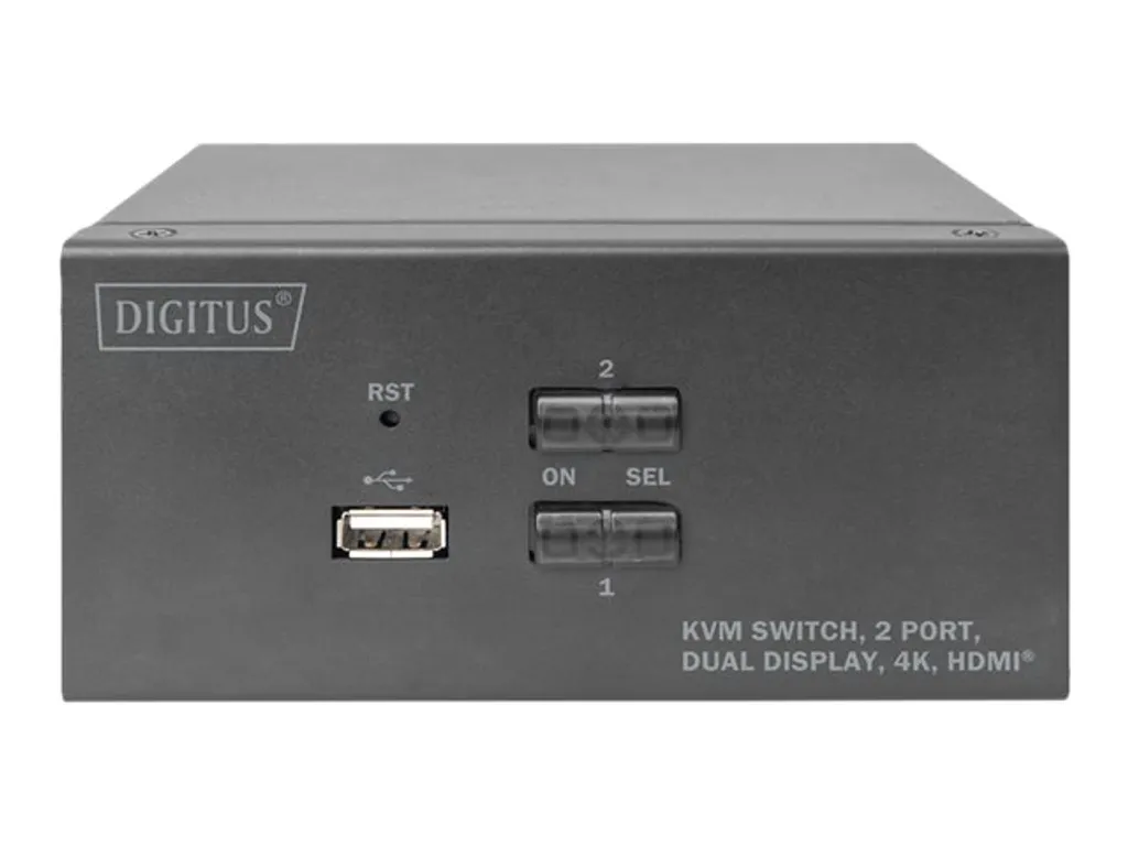Commutateur KVM 4K Ultra HD Dual Display HDMI - Résolution 60Hz Fluide
