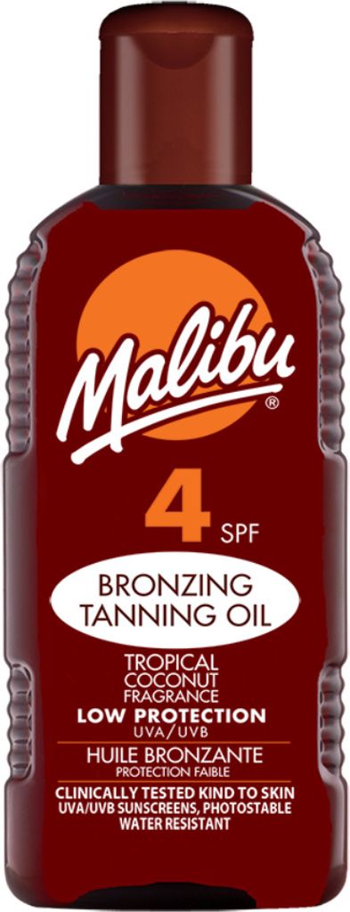 Malibu Bronzing Sonnenöl SPF4, 200ml