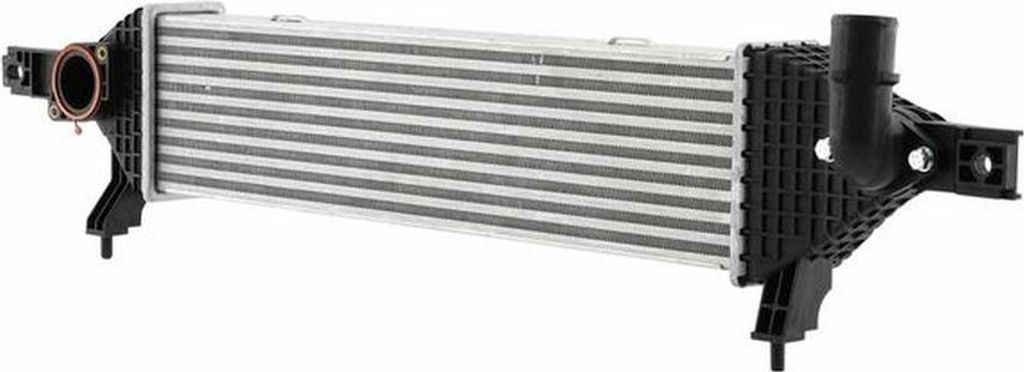Ladeluftkühler Rippen gelötet Alu 610 mm - 160 mm HELLA für u.a. NISSAN QASHQAI