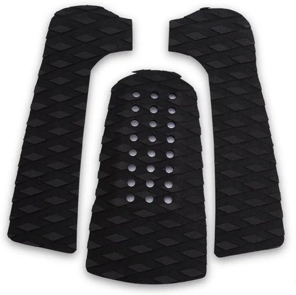 Tail Pad Planche de Surf - Grip Idéal pour Shortboard et Fish Noir