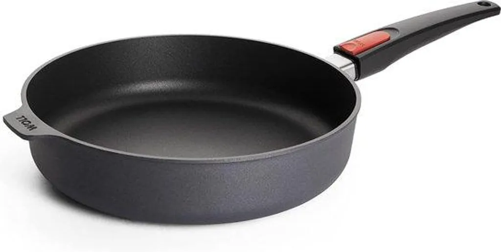 Poêle à induction en fonte 28 cm anthracite avec poignée amovible série V2