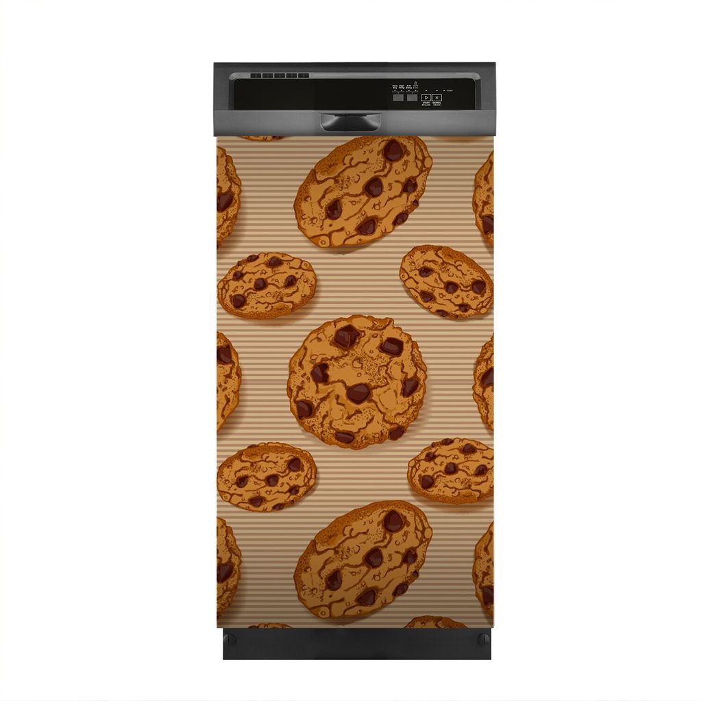 Aufkleber sticker 45x80 cm Dekorative folie Spülmaschine - Kekse Süßes Gebäck
