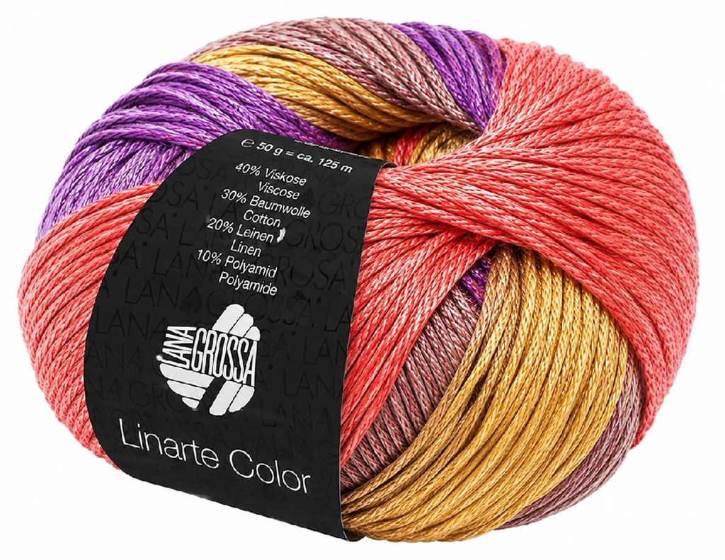 Lana Grossa - Linarte Color 0214 rosa pastellorange Produktbild 