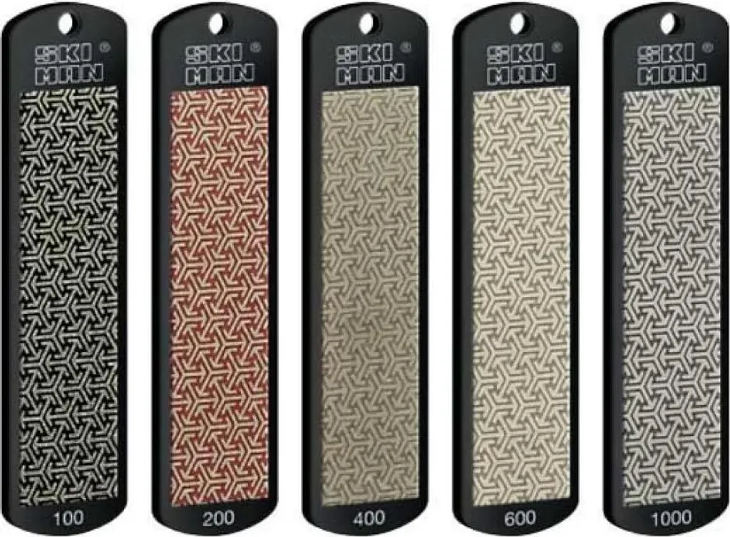 Skiman Diamante World Cup Grain 1000 Lime Plate de Finition Marron
