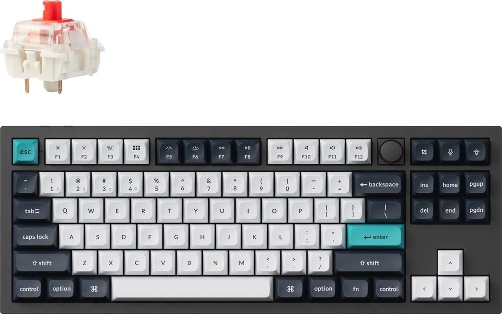 Tastiera meccanica senza fili Keychron Q3 Max QMK/VIA, Immagine del prodotto 