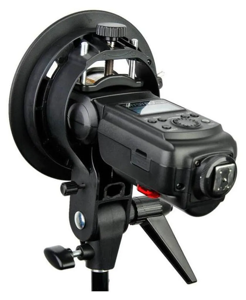 Support pour Softbox Bowens et Flash Cobra Godox S2 en Studio Photo - 3