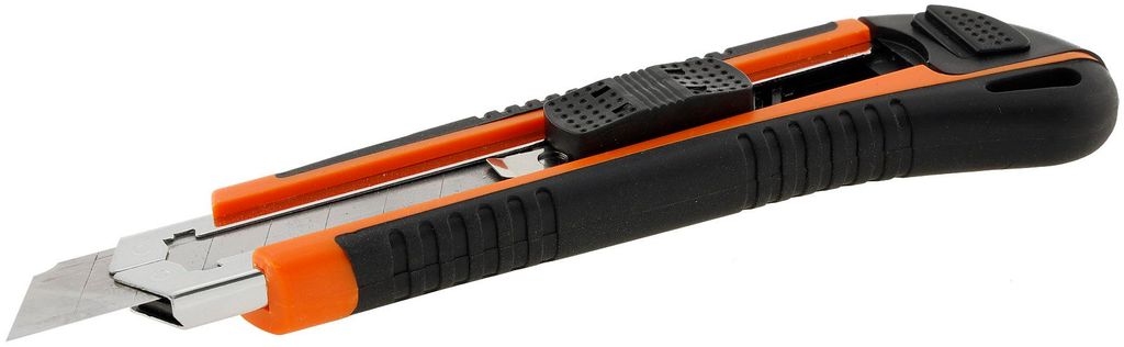 Abbrechmesser mit 18mm-Klinge Ergo-Griff mit Metallschaft + Produktbild 
