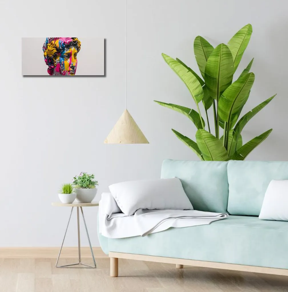 Image 50 x 20 cm Classique pour Dynamiser un Mur Vide avec Couleur
