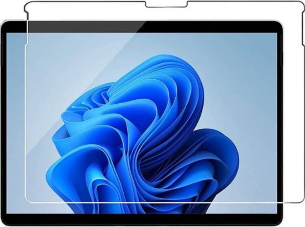 Case2go - Schutzfolie kompatibel mit Microsoft Surface Go 3 - 10.5 Zoll - Tempered Glass - Case Friendly - Transparent