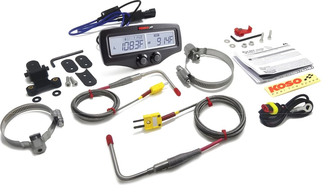 Koso North America Ba006001 Tachometer Silber  Silber One Produktbild 