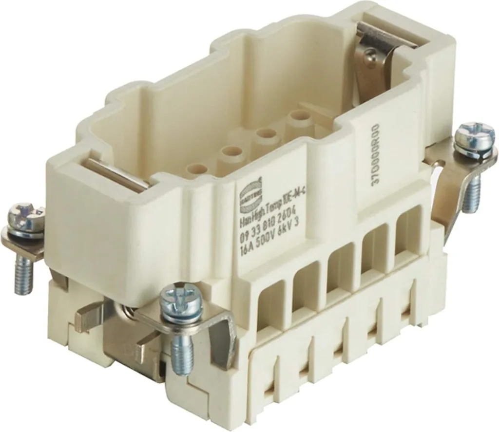 Insert mâle HARTING Han High Temp 10E à sertir 10 pôles 16A