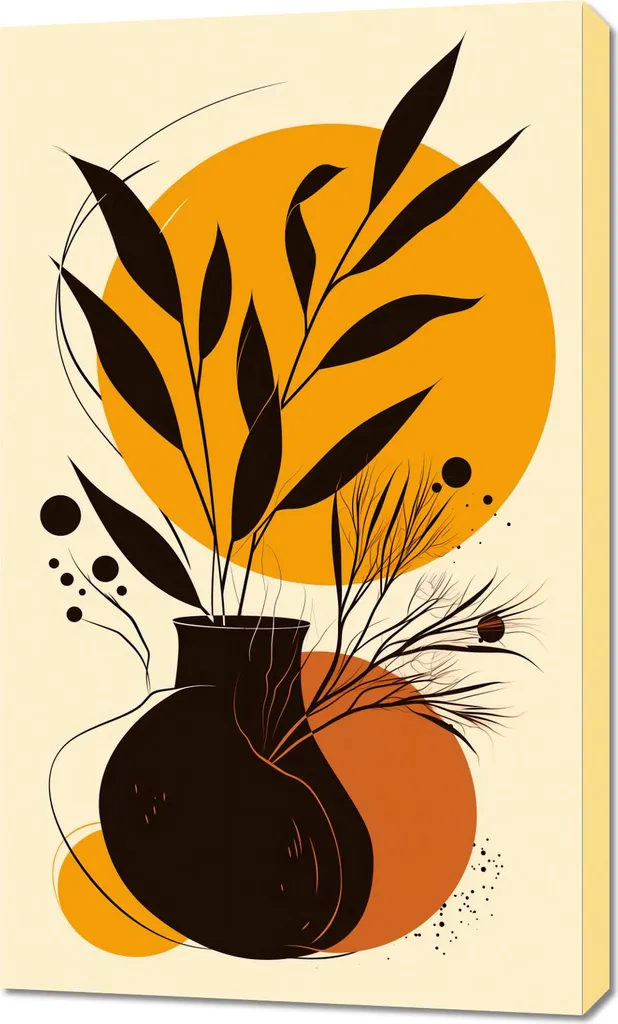 Image Champs du Ruban d'or 60x100 cm pour Salon Moderne et Chambre Chic