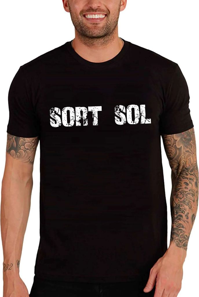 Herren Grafik T-Shirt Sortieren sol – Sort Sol – Öko-Verantwortlich Vintage Jahrgang Kurzarm Lustige Druck Geburtstag Geschenk Mann