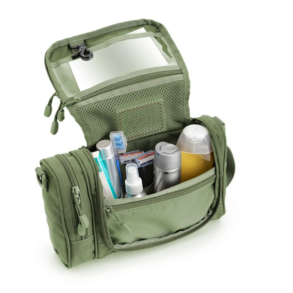 Trousse de toilette compacte Defcon 5 Vert : Grand volume et robustesse - 2