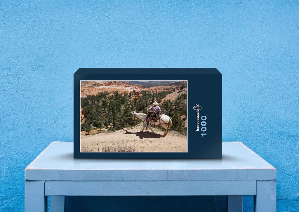 hansepuzzle 23932 - Bryce Canyon Puzzle, 1000 Teile, Natur, 60,0 x 46,0cm mit hochwertiger Aufbewahrung, Kartonbox und wiederverschließbarem Beutel