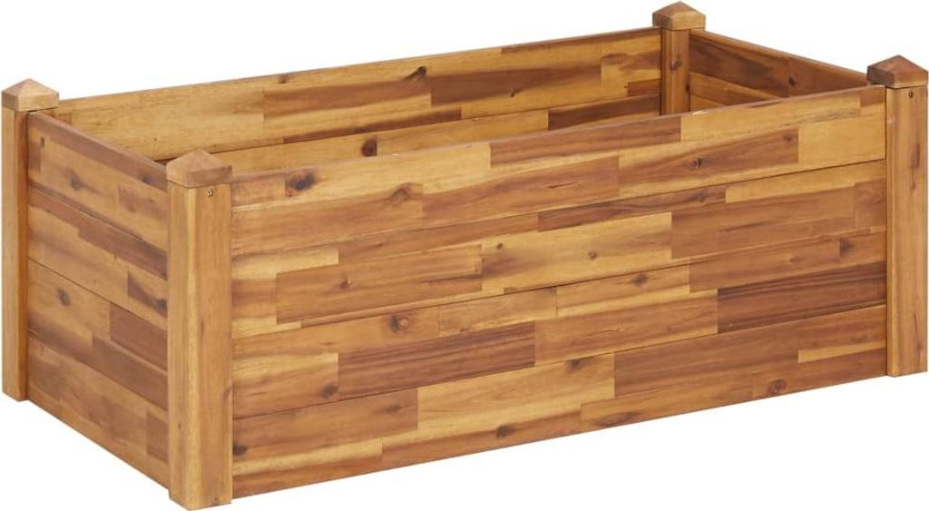 vidaXL Zahradní vyvýšený záhon 110 x 60 x 44 cm masivní Obrázek produktu 