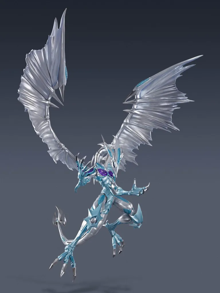 Grande Figurine Articulée Stardust Dragon Yu-Gi-Oh! S.H. MonsterArts 5D's