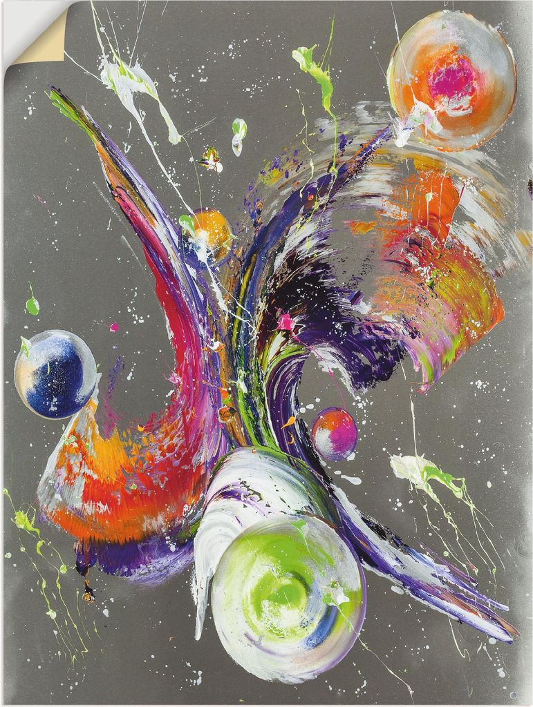 ARTland Wandbild, selbstklebend Abstraktion XXXII Größe: 60x80 cm