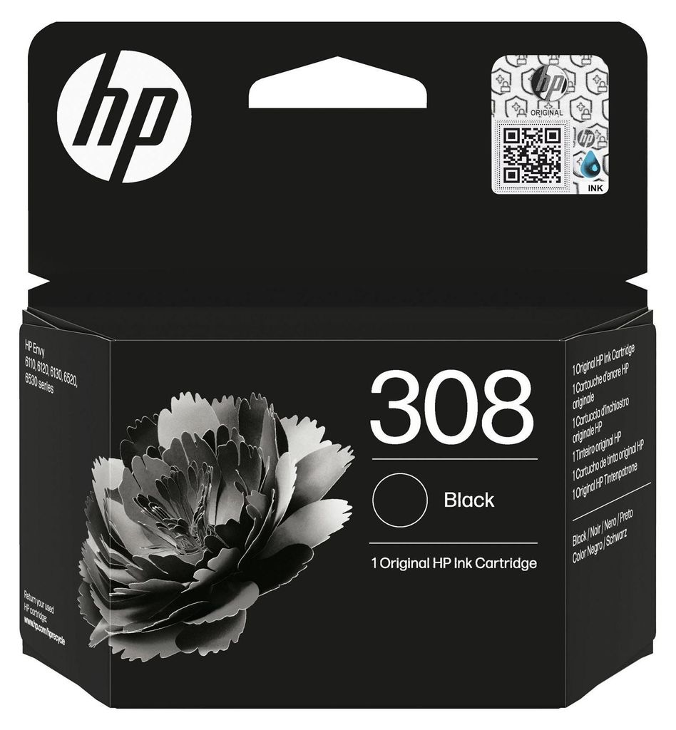 HP 308 Cartouche d'impression noire originale EU Image du produit 