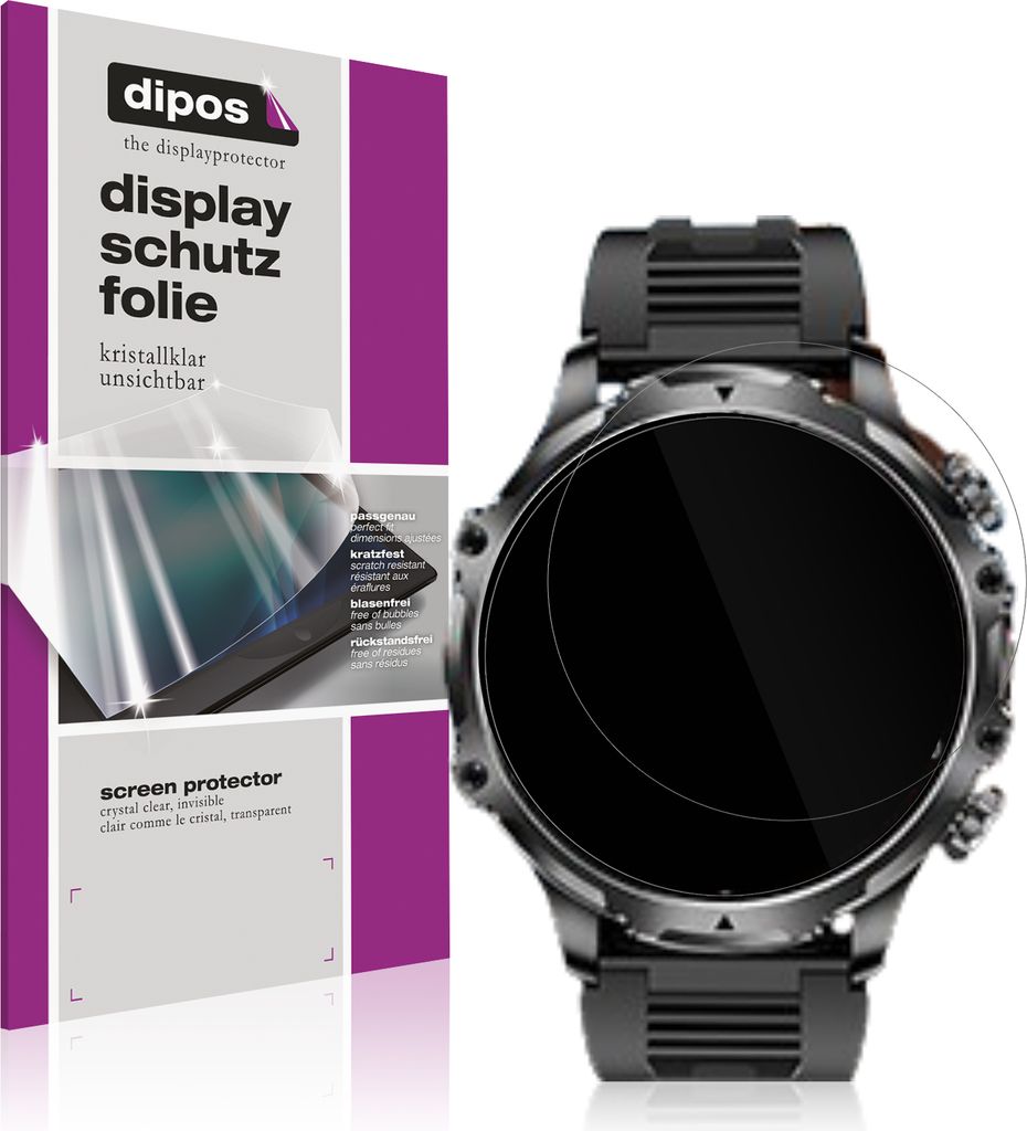 6x Schutzfolie für SUNKTA FV15-AA klar Displayschutzfolie Folie Display Schutz dipos
