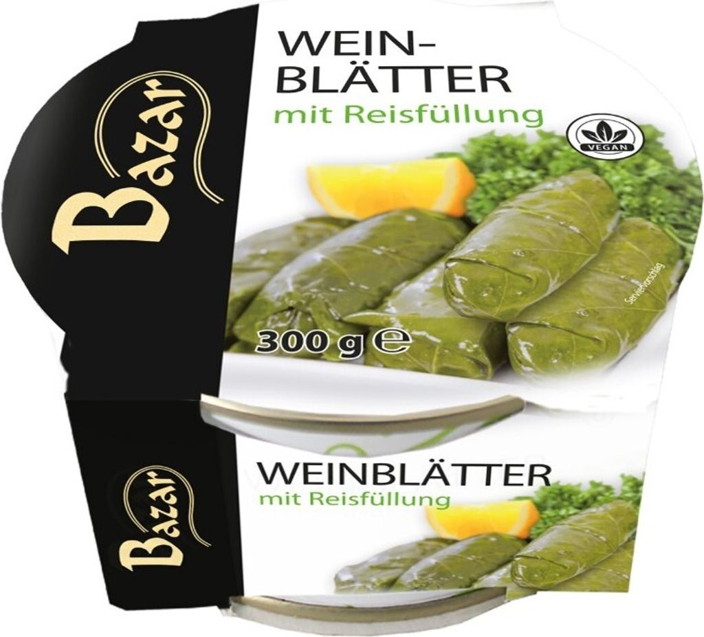Bazar Weinblätter mit Reisfüllung 300g Produktbild 