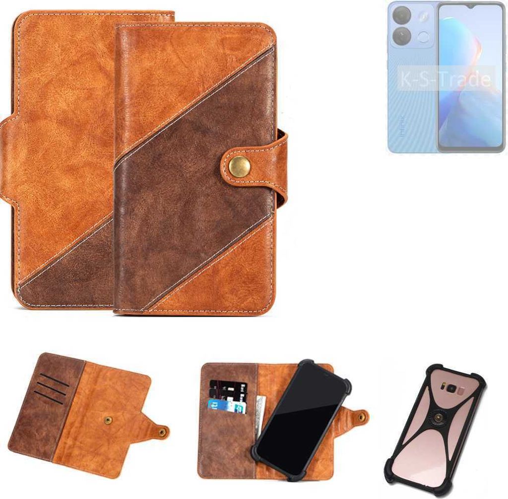 K-S-Trade Handyhülle Schutzhülle Bookstyle Case Wallet-Case Produktbild 