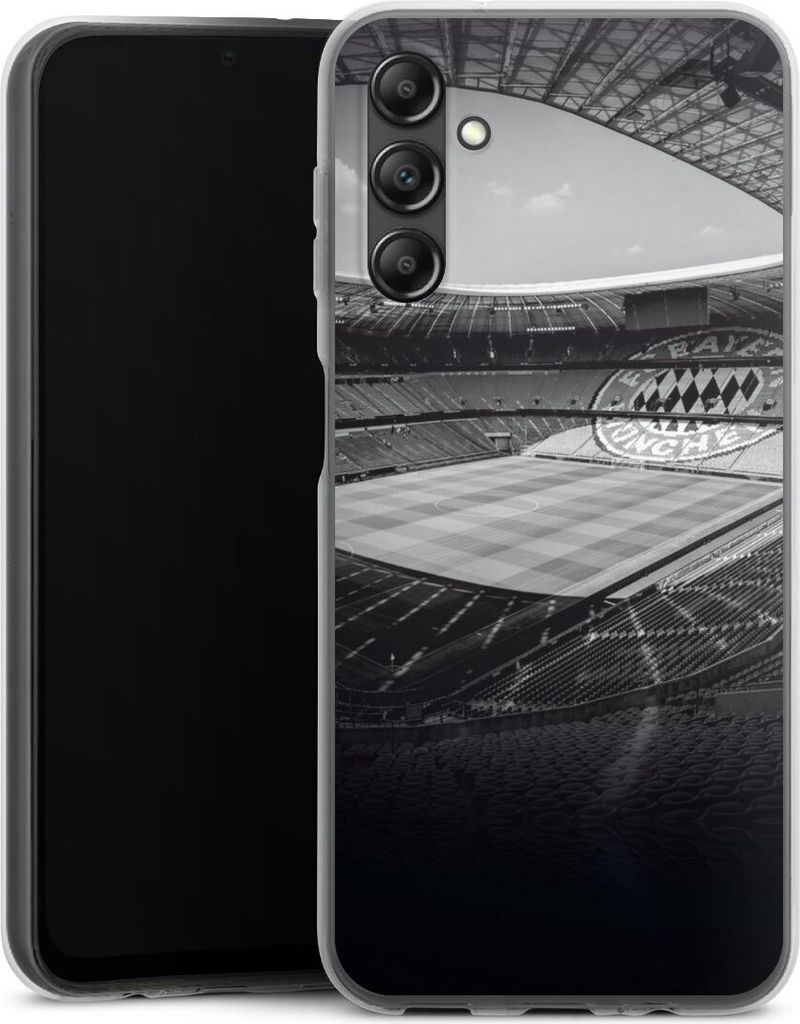 DeinDesign Handyhülle für Samsung Galaxy A14 5G Silikon Hülle Case Smartphone Schutzhülle FC Bayern München FCB Stadion