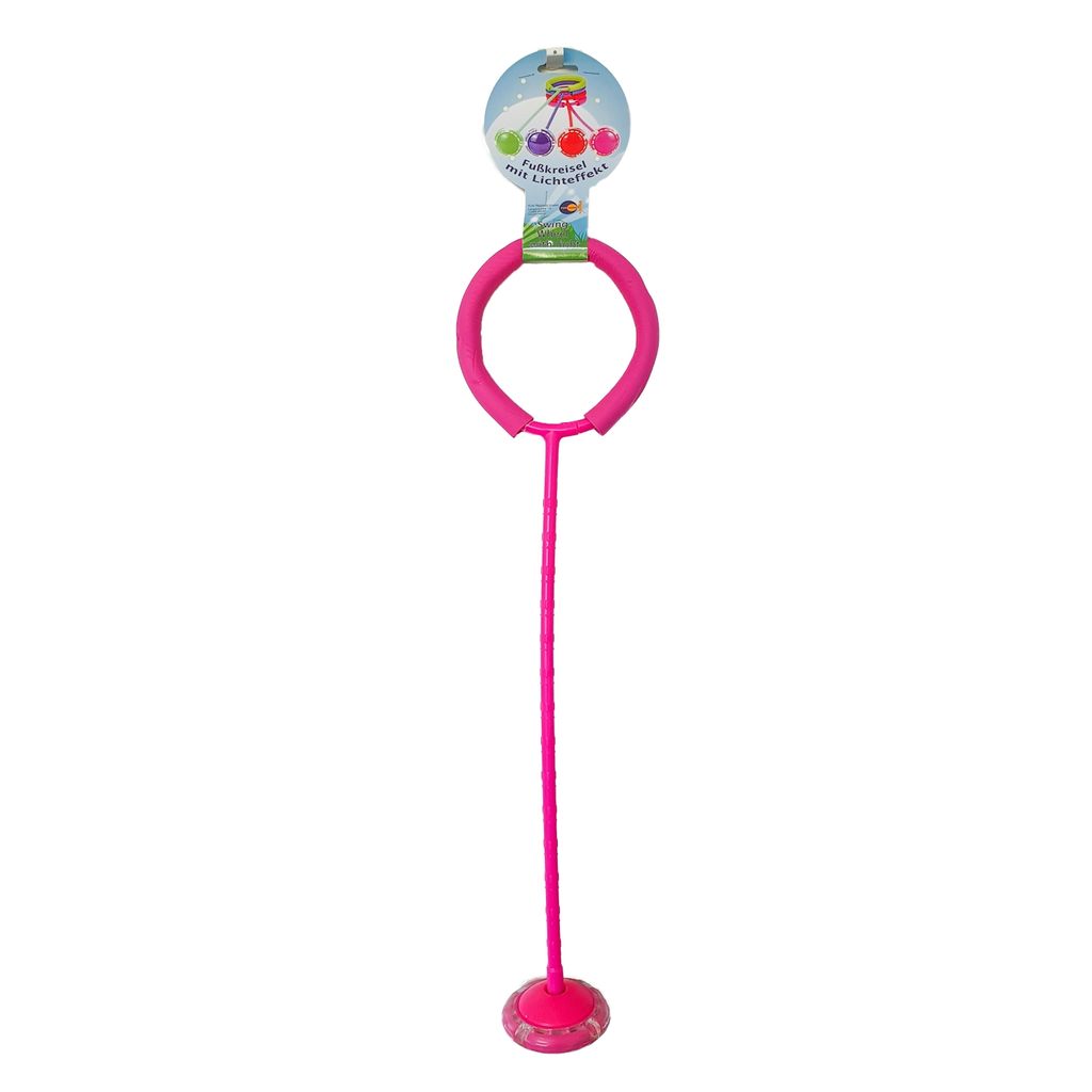 Fun Trading 4929-P Fußkreisel mit Licht - pink Produktbild 