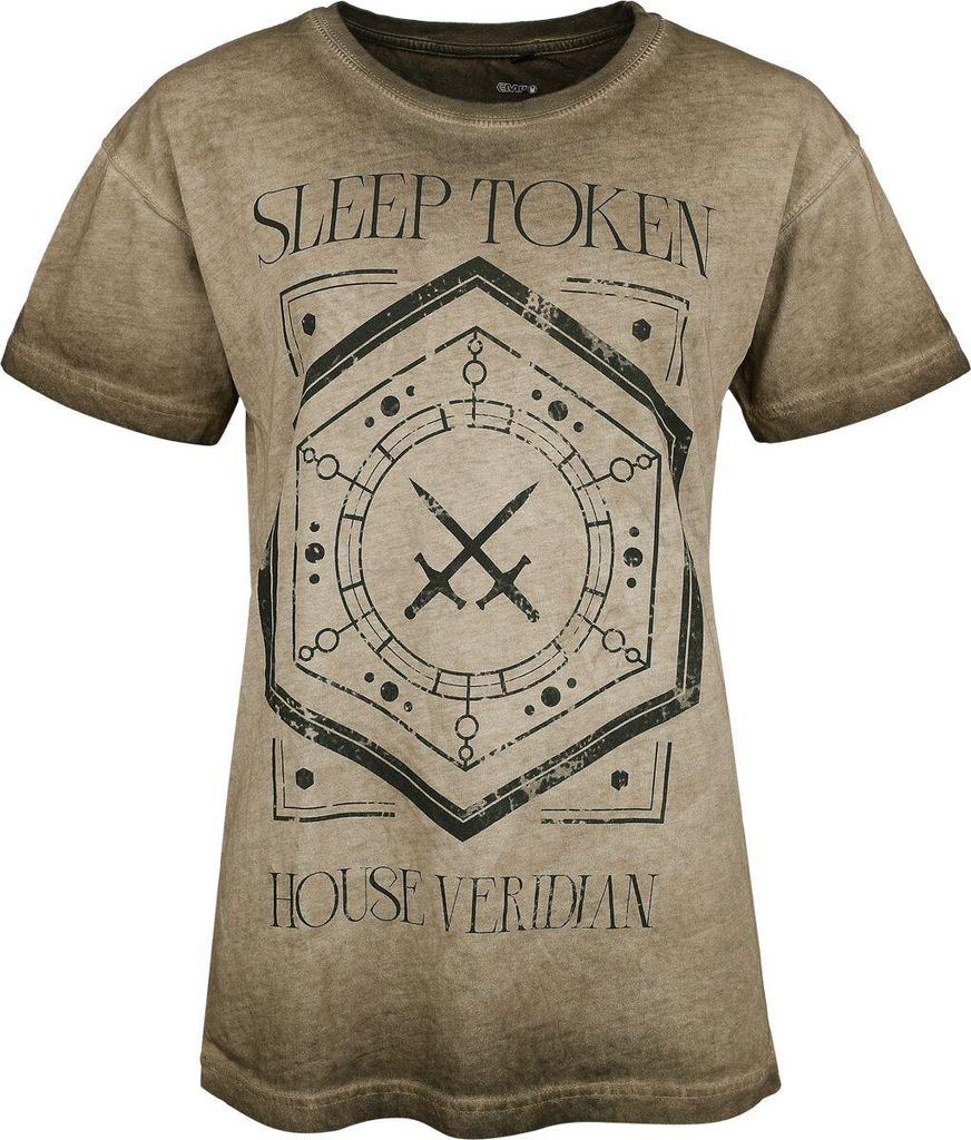 Sleep Token T-Shirt Damen House Veridian beige XXL