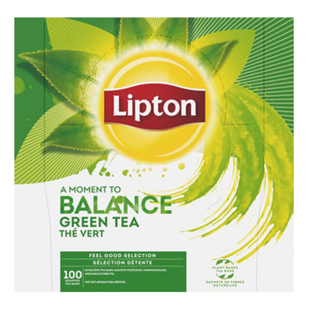 Lipton - Thé Lipton Balance Thé vert 100x1.5gr | Attrapez Image du produit 