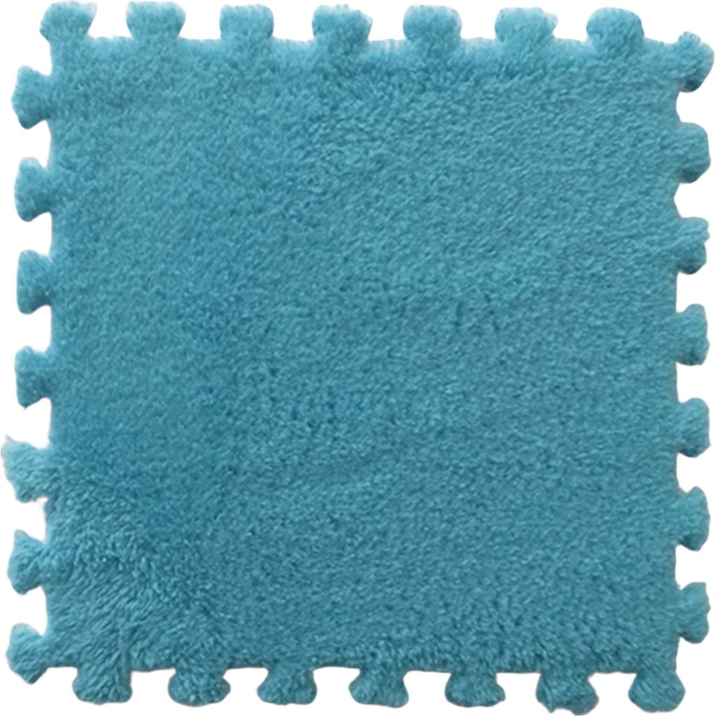 Plüsch-Puzzleteppich, ineinandergreifende Bodenmatte, DIY-Antirutsch-Teppichfliesen, Babyspielmatte für Wohnzimmer, Schlafzimmer, Spielzimmer, Ki...