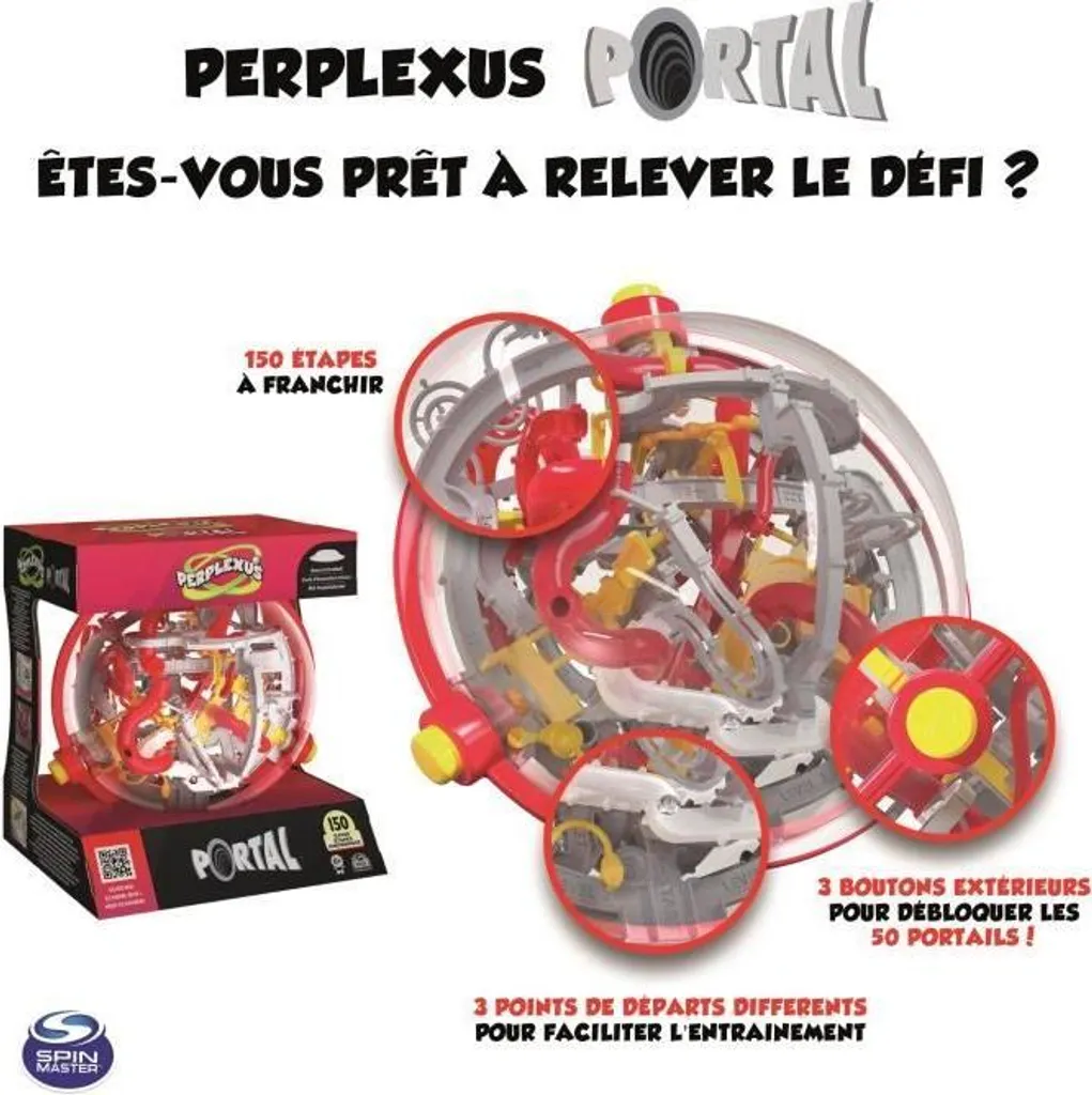 Jeu Portail OGM Perplexus : Le Labyrinthe 3D Révolutionnaire de Spin Master - 20