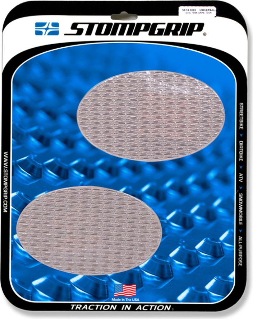 Stompgrip Universal klein klar XL700V Transalp RD15 Mana 850 RC DT125R DE03 Tiger 955i 709EN F650CS