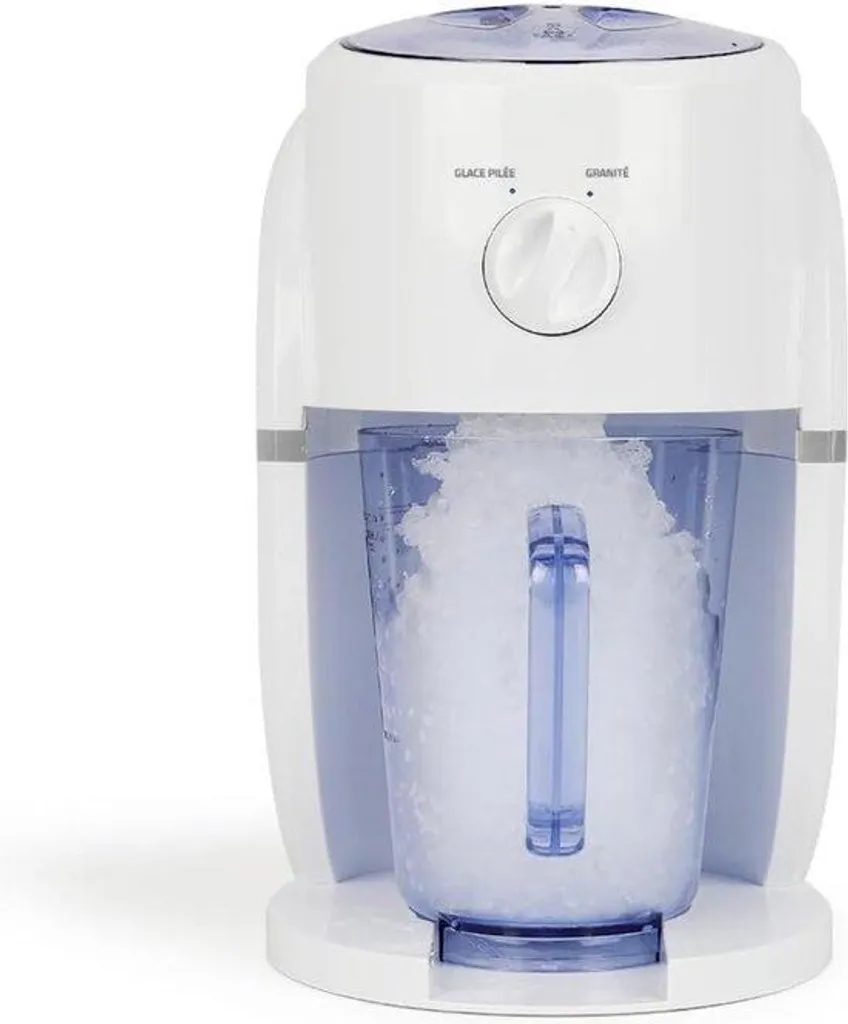 Broyeur à glace électrique avec lames inox - Format compact spécial cuisine