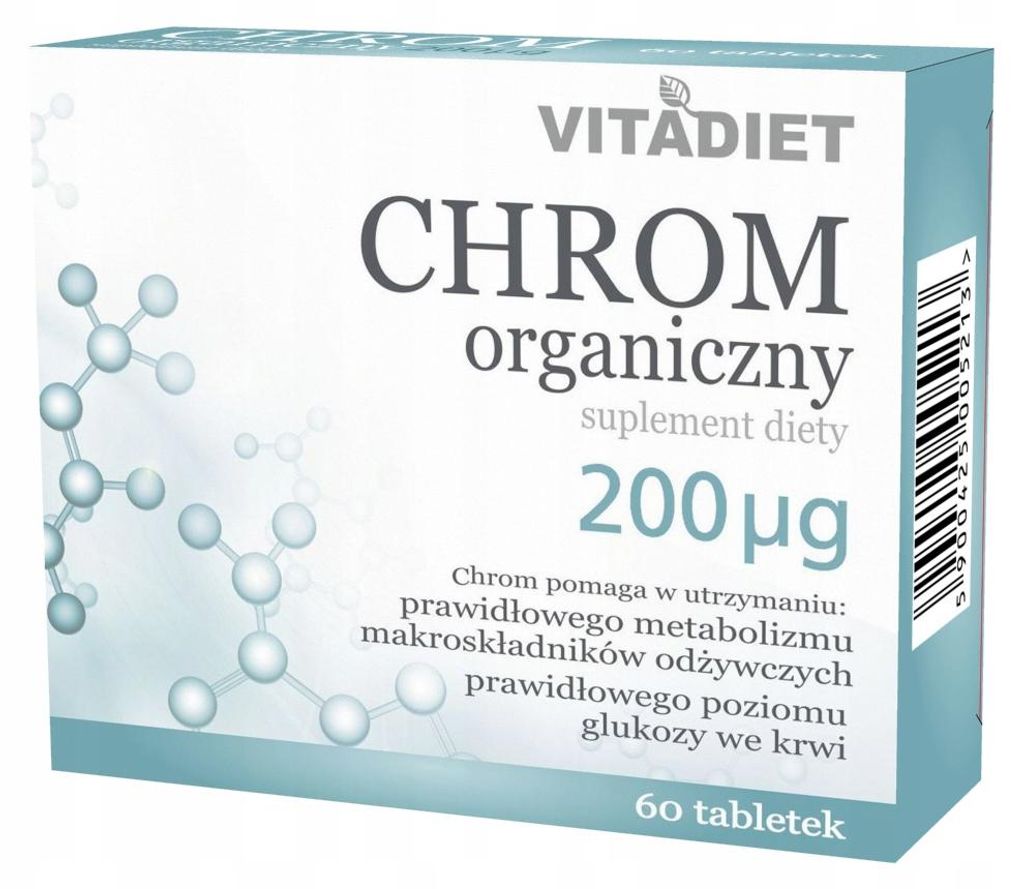 VITADIET Organisches Chrom 200 μg 60 Tabletten