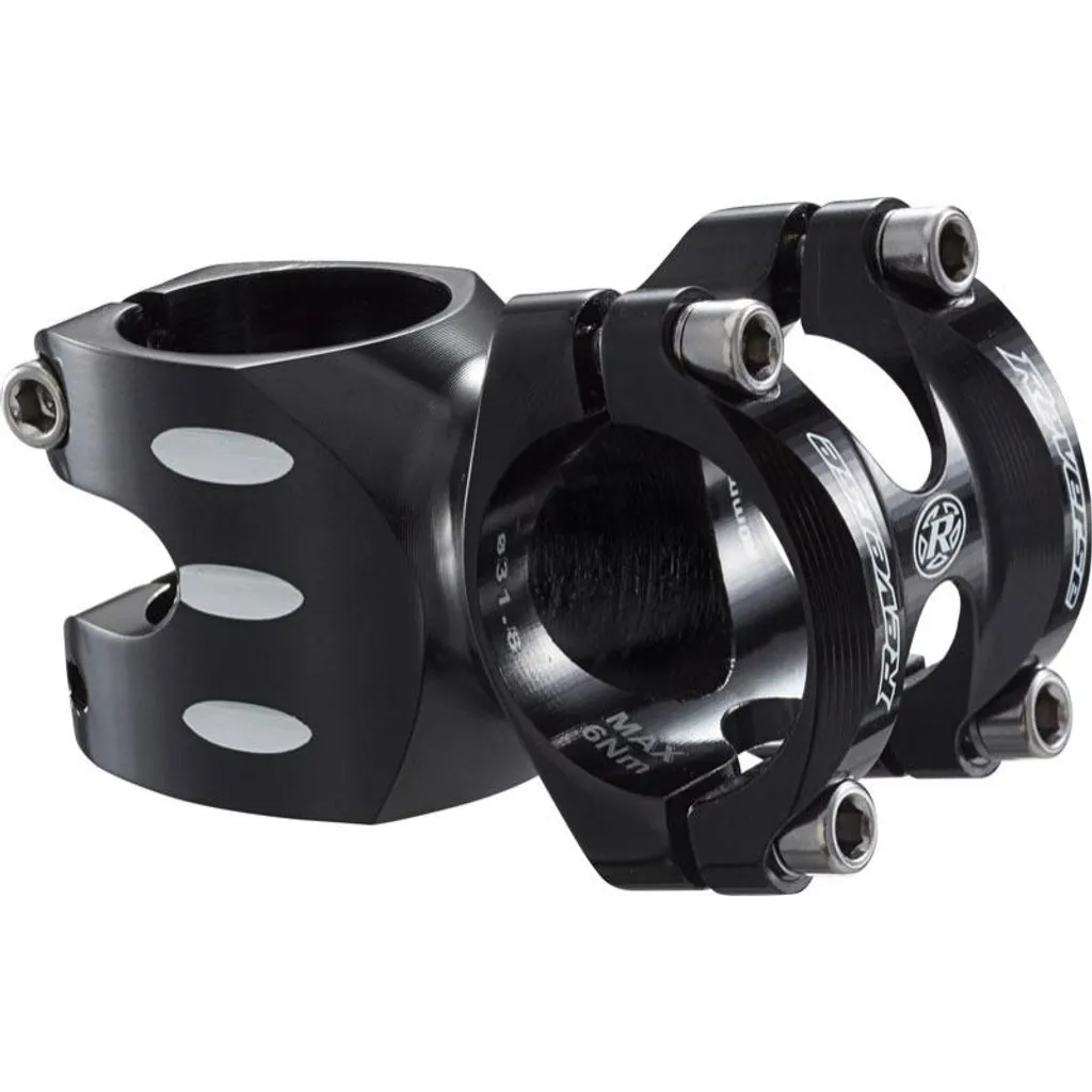 Potence Reverse S-Trail 8° en 31,8 mm - Finition Noir Brillant et Design Léger