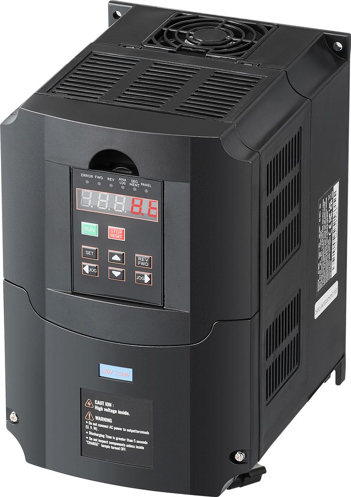 SucceBuy VFD 10 PS, 7,5 kW, 35 A, 1/3-phasiger 220-V-Eingang auf 3-phasigen 220-V-Ausgang, Frequenzumrichter, 40–60 Hz-Eingang, 0–400 Hz-Ausgan...