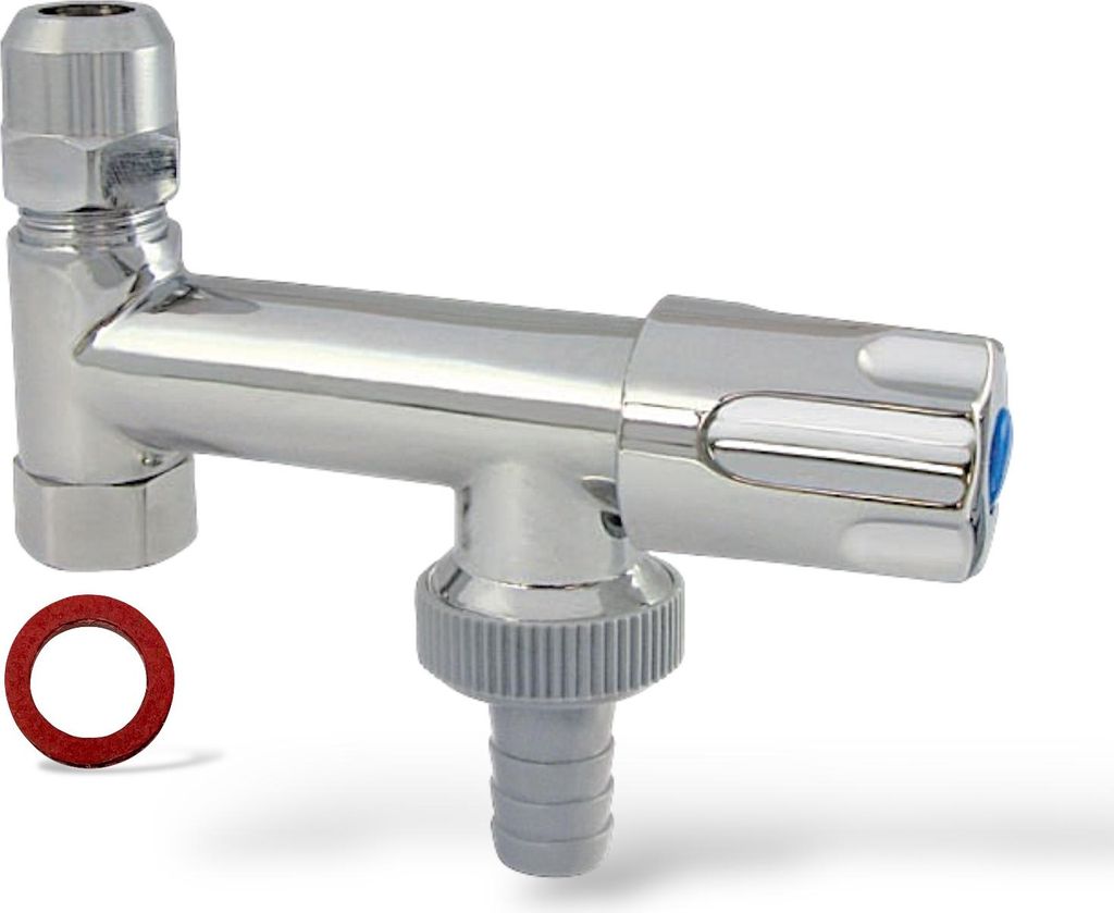 Gerätezusatzventil 3/8 Zoll Messing mit Produktbild 