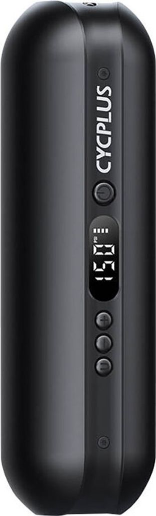 CYCPLUS Luftpumpe 150PSI Elektrischer Kompressor Tragbar Fahrradpumpe Mini Reifenpumpe mit Digital LED Anzeige LED Licht Wiederaufladbarer Li-ionen...