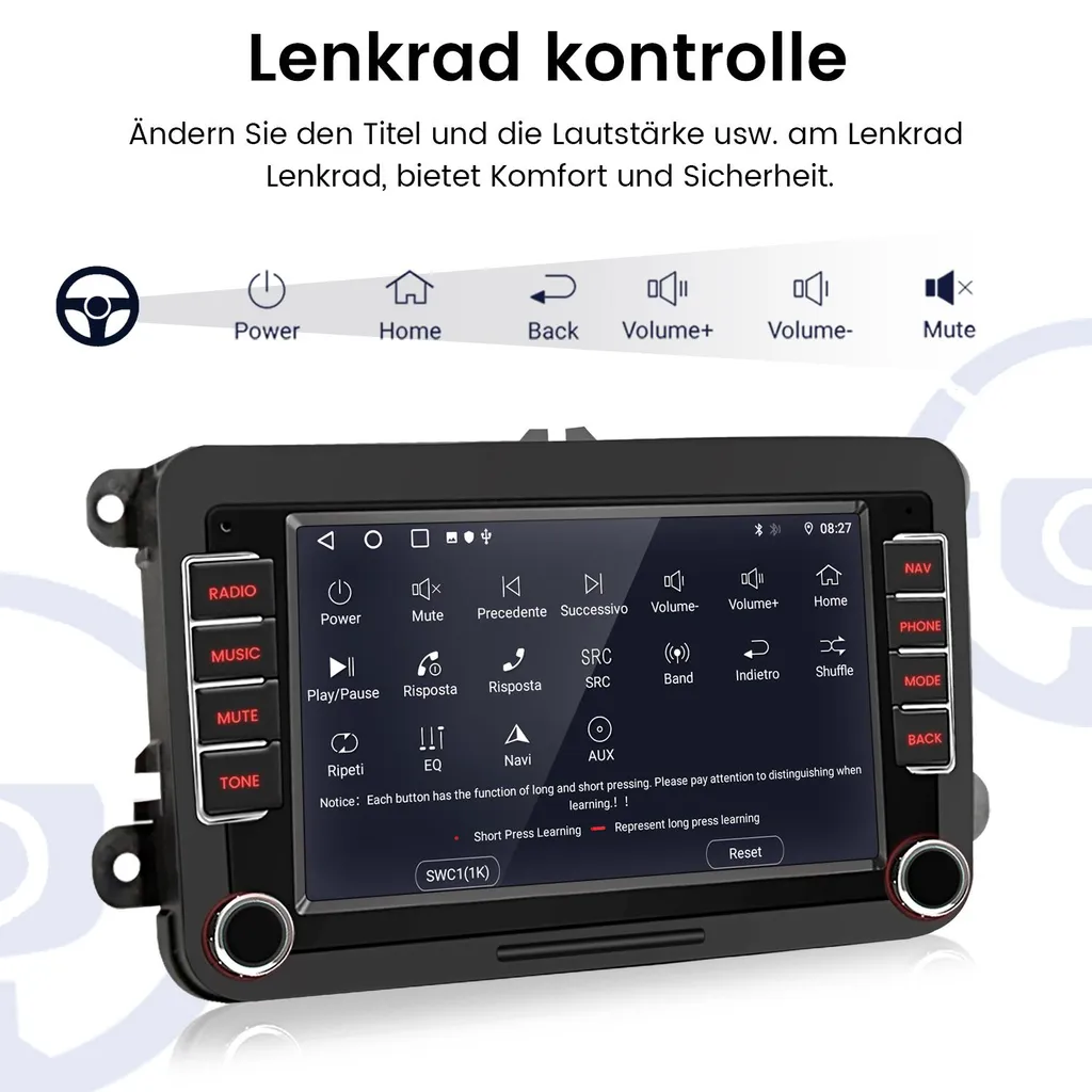 Système de Navigation Android VW Polo et Golf 6 avec WiFi et Bluetooth - 10