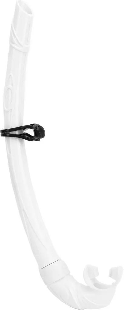 Tubo Snorkel Professionale Bianco - PVC Resistente e Boccaglio Ergonomico