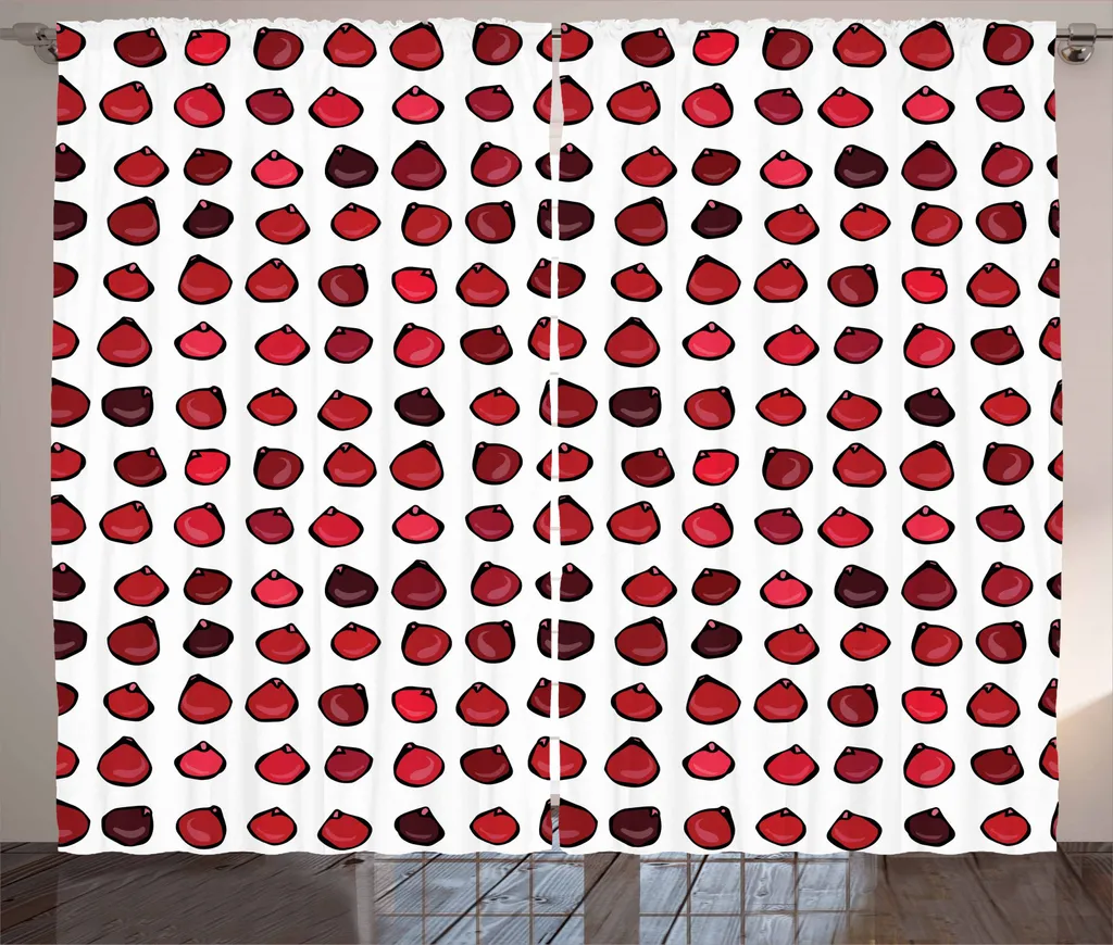 Tende Moderne ABAKUHAUS 280x245 cm | Motivo Bacche Multicolor