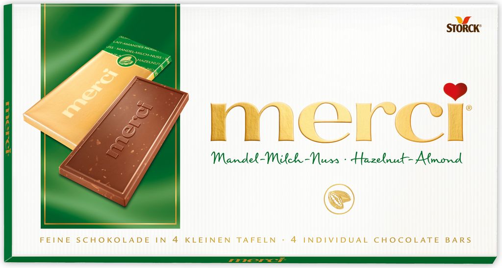 Storck merci mandov mlieko orechov jednotlivo balen tyinky Obrázok produktu 