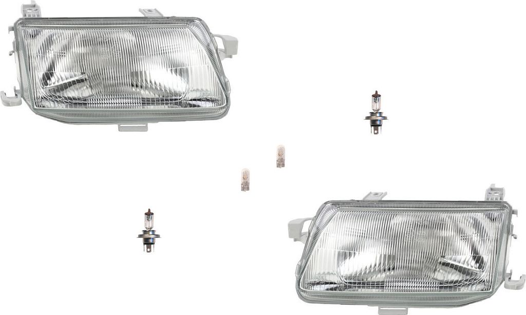 Johns, Scheinwerfer Halogen passend für Opel Astra F 09/94-09/98 Leuchtmittel Set Li Re 1216513 1216509 1216520 1216517 1216519 90511087 90511093 ...