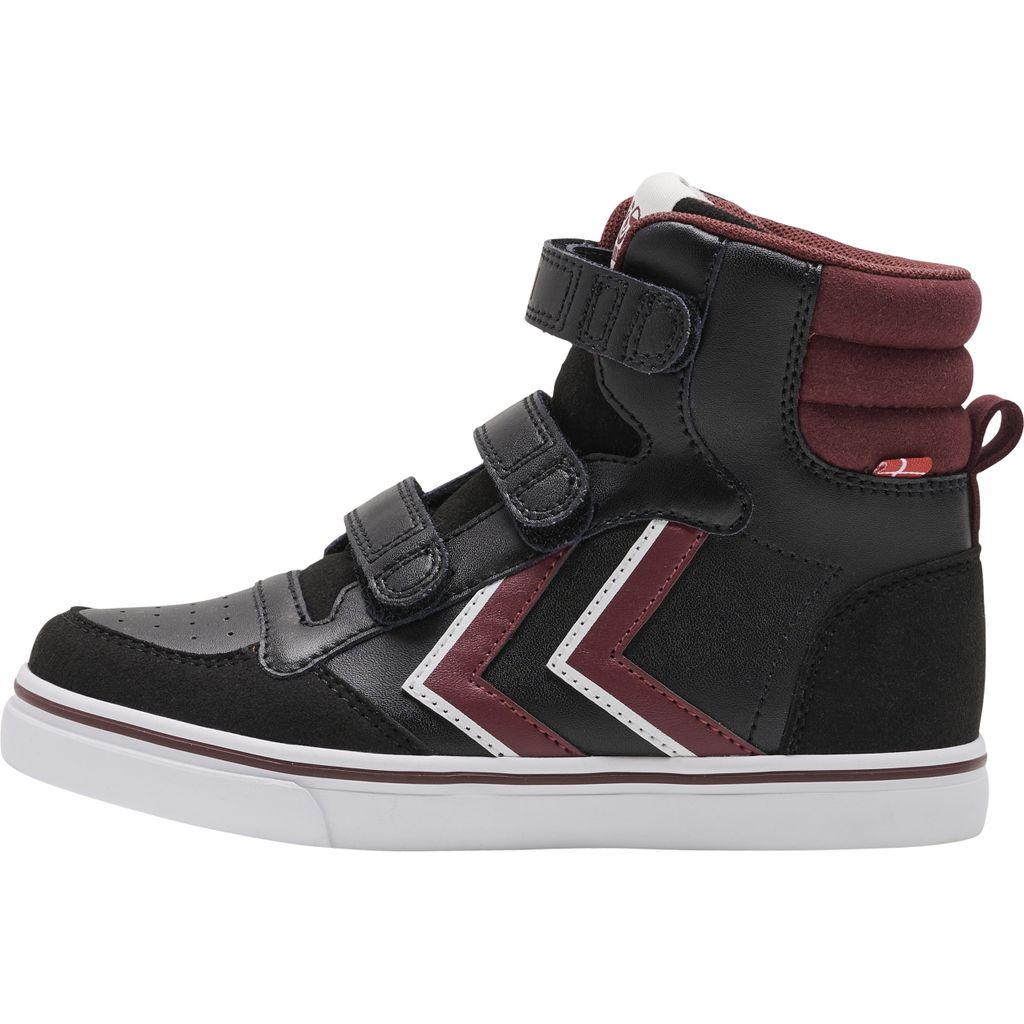 Hummel Stadil Pro Jr High Sneaker Schuhe schwarz/rot/weiss 215386-2001, Schuhgröße:38 EU