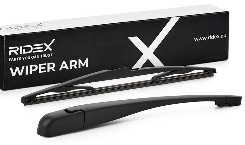 RIDEX 301W0065 Wischerarm Scheibenwischerarm Hinten passend für PEUGEOT 206 Schrägheck (2A/C) mit Wischblatt